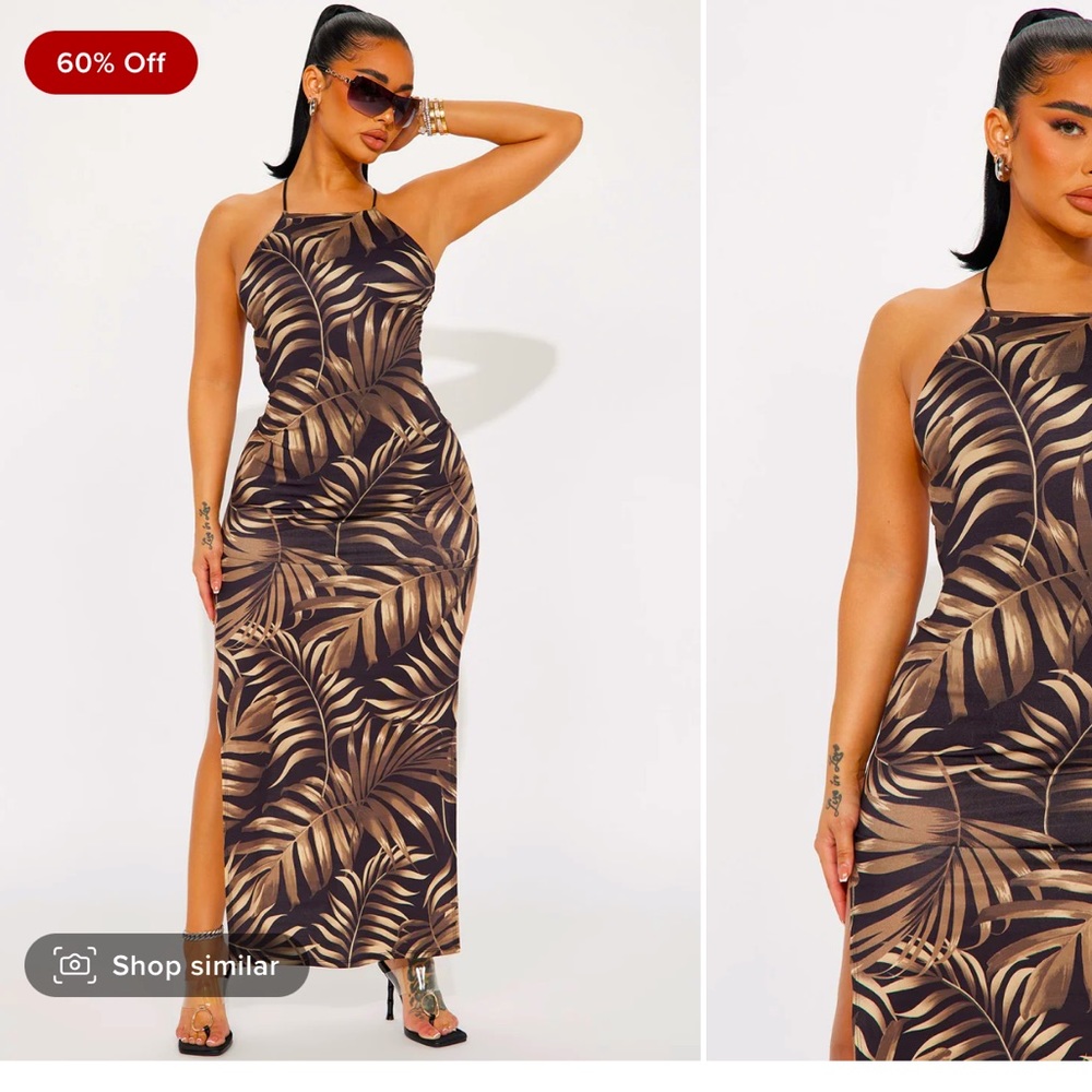 Stunning paradise maxi dress